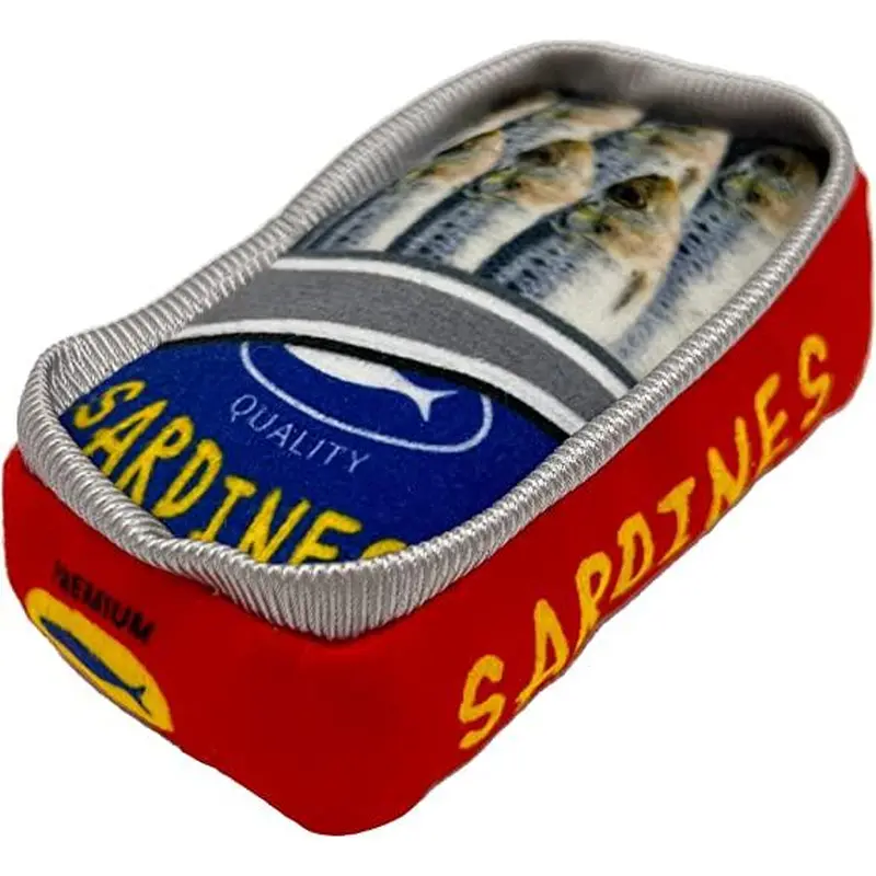 Huxley & Kent Organic Catnip Sardine Tin Toy