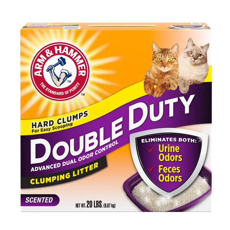 Arm Hammer Double Duty Clumping Litter  20lb Box