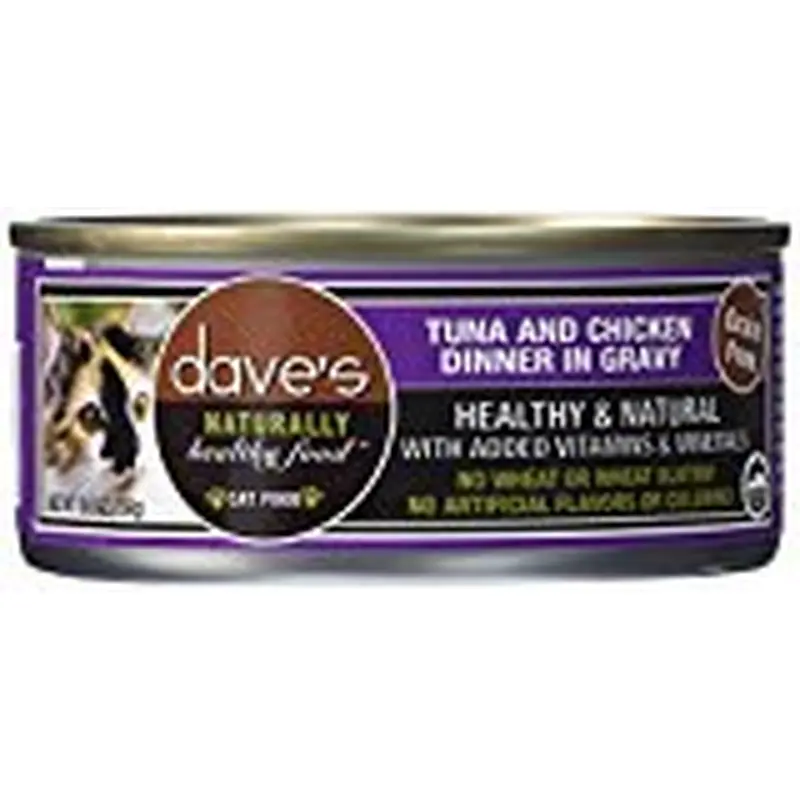 Dave's Pet Food Tuna and Chicken in Gravy Food 5.5 oz.