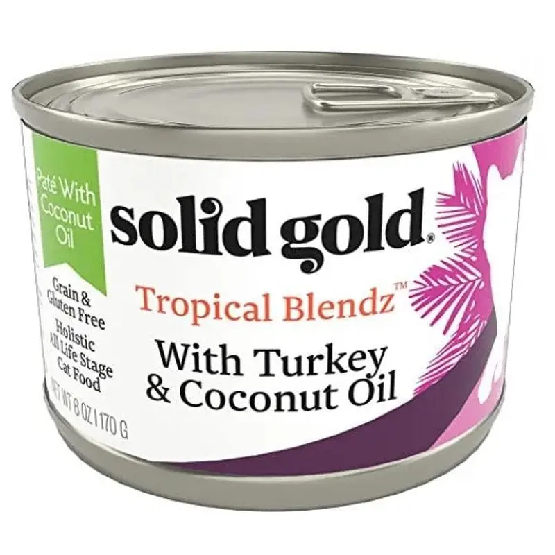 Solid Gold Tropical Blendz Pate Turkey & Coconut Oil 6oz