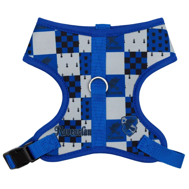Pet Harness - Harry Potter Ravenclaw Checker Blue/Gray