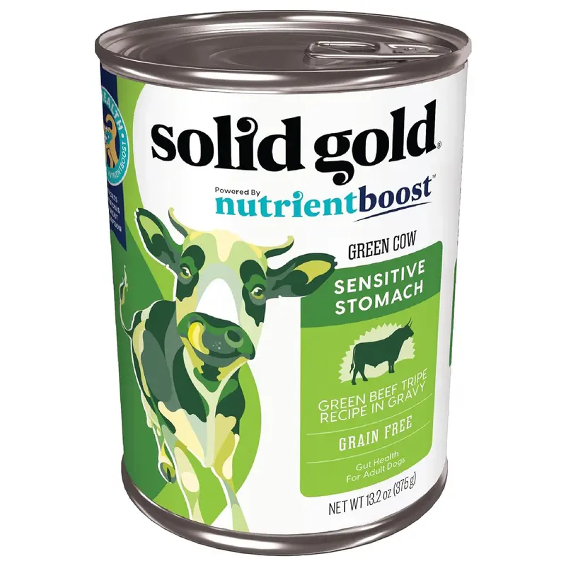Solid Gold NutrientBoost Grain Free Green Beef Tripe Dog Pate (13.2oz)