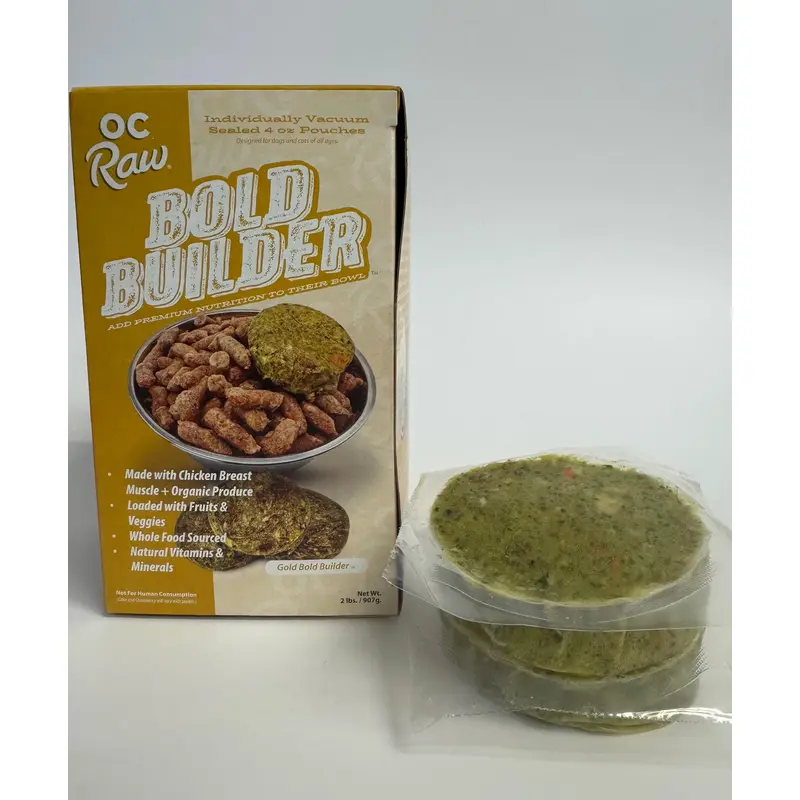 OC Raw Bold Builder Gold Chicken Breast With Organic Vegetables 2 lb