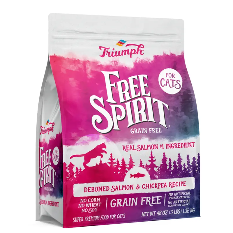 Triumph Free Spirit Grain Free Salmon & Chickpea Recipe Cat Food 3lb bag