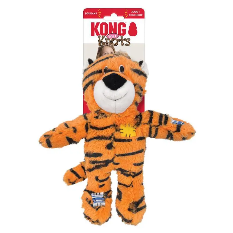 Kong Wild Knots Tiger Dog Toy