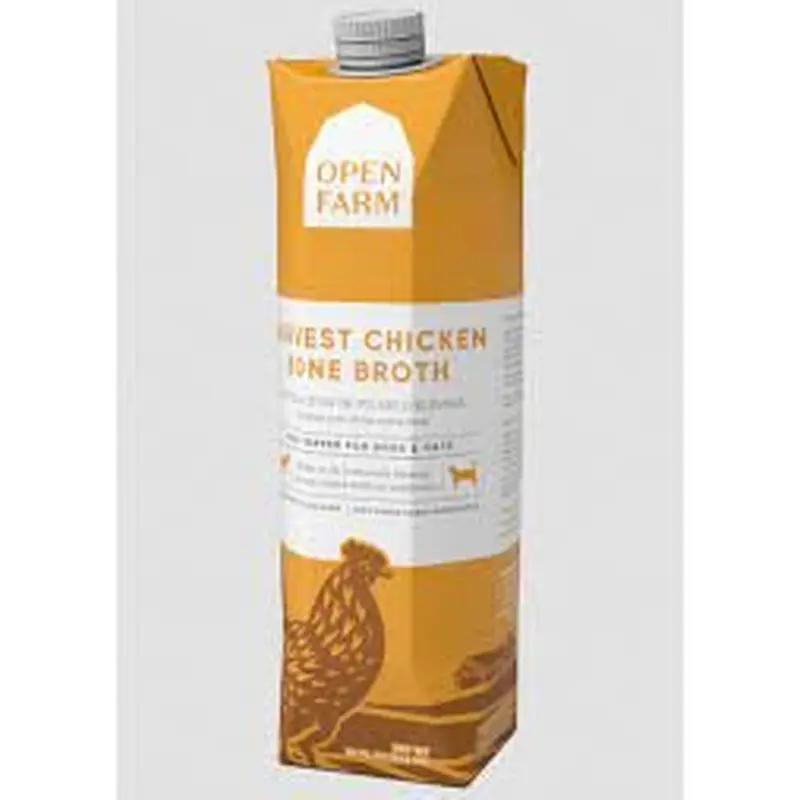Open Farm Chicken Bone Broth for Dogs/Cats 33.8oz