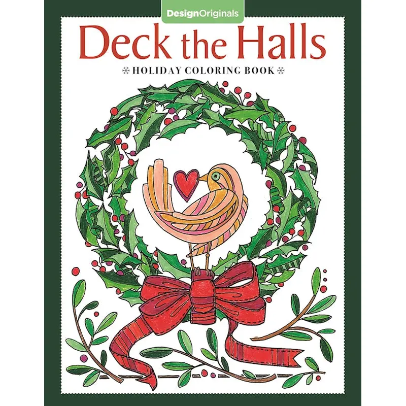 Deck the Halls Holiday Coloring Book