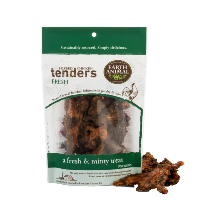 Earth Animal Fresh Chicken Tender Treats For Dogs; 4- Oz Bag