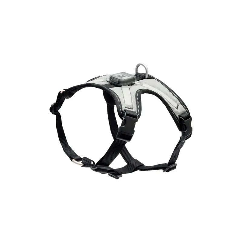 RC PETS Dog Nova LED Light Harness, Black/Grey, S, 18" - 22"