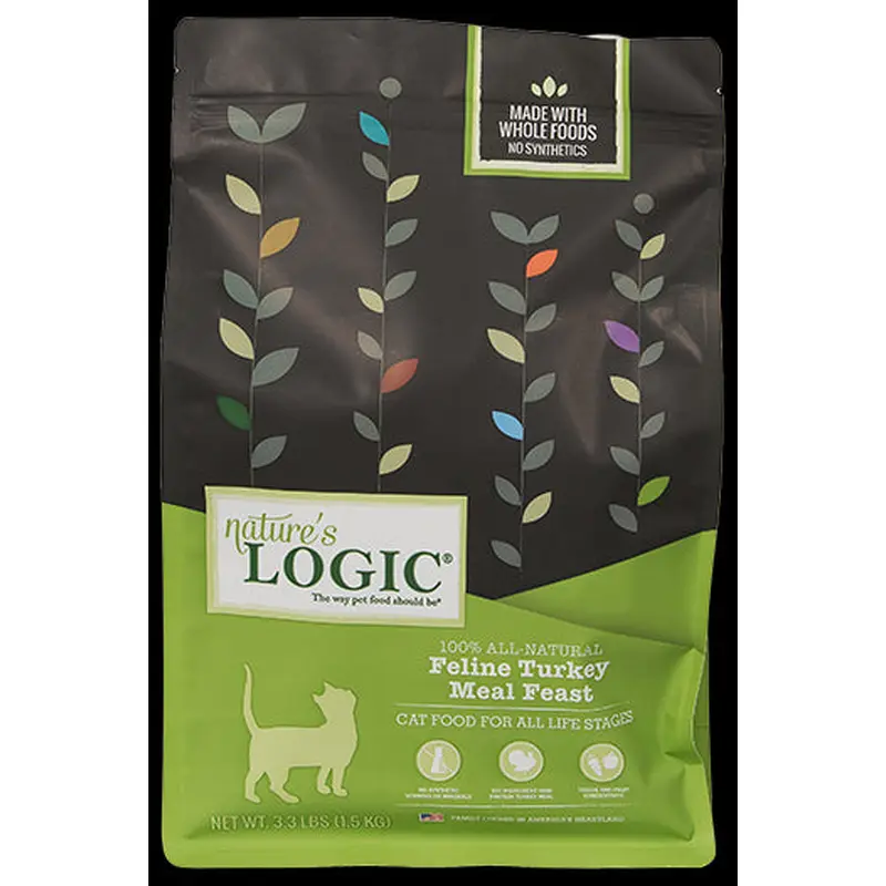 Nature's Logic Turkey All Life Stages Dry Cat Food 3.3lb
