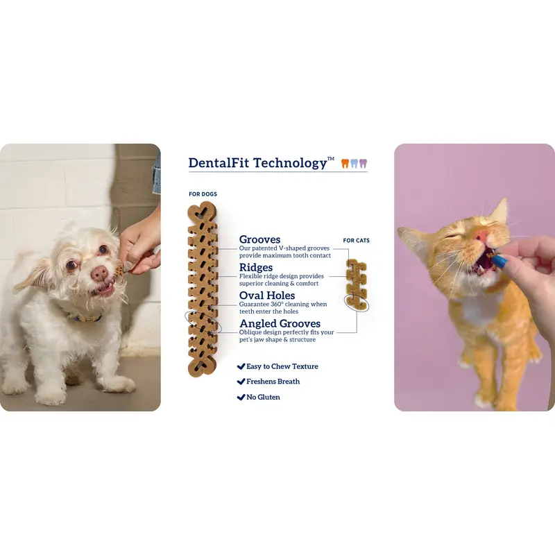 Groovies Dental Senior Dog Chews - Small - Individual Chew