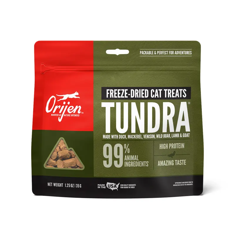 Orijen Tundra Freeze-Dried Cat Treats 1.25 oz.