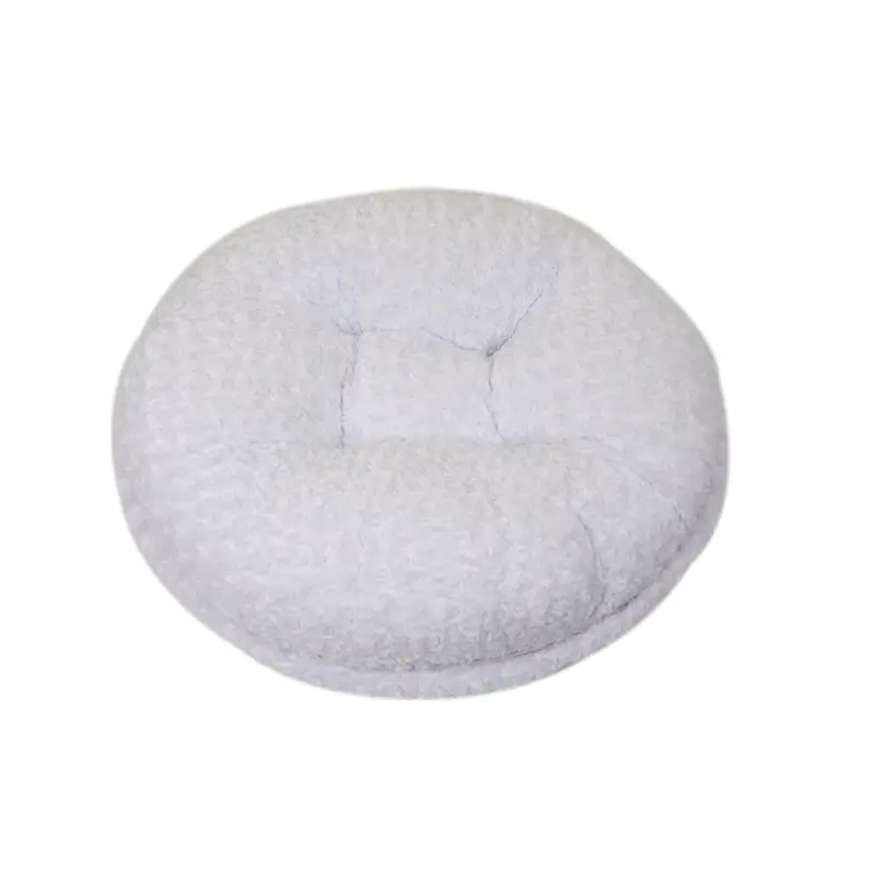 White Rosebud Bagel Bed