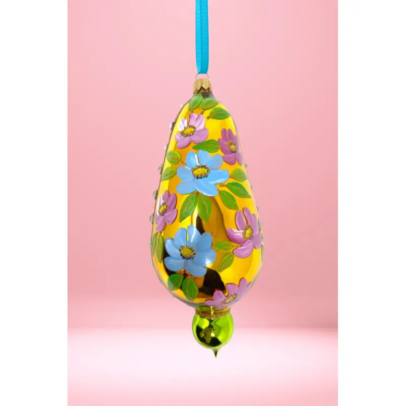 Florentine Flourish Polish Glass Ornament