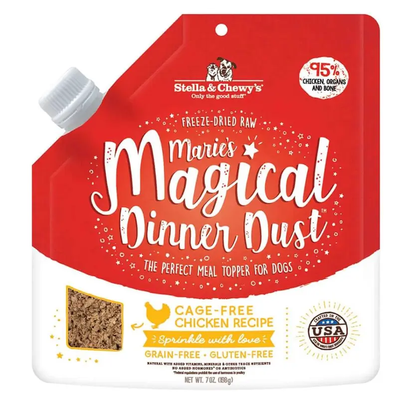 Stella & Chewy's Marie's Magical Dinner Dust Cage-Free Chicken Raw Dog Food 7oz