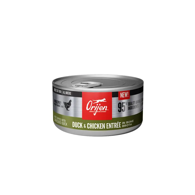 Orijen Duck & Chicken Pate Topped With Shredded Duck