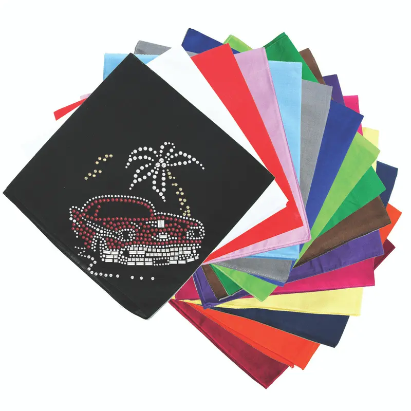 Car with Palm Tree (Red) - Bandanas