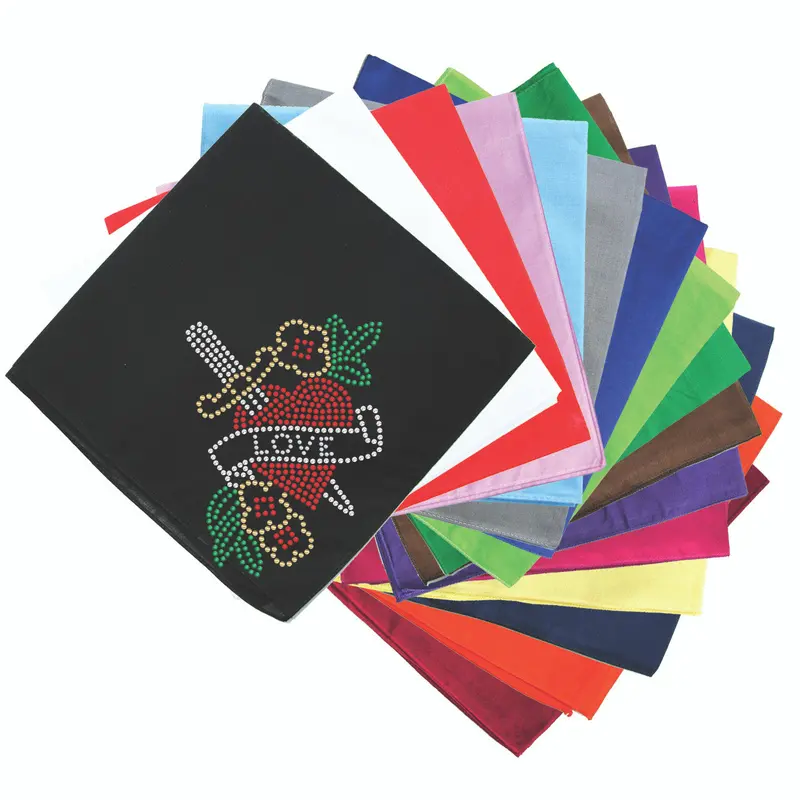 Tattoo Heart with Sword Bandanna
