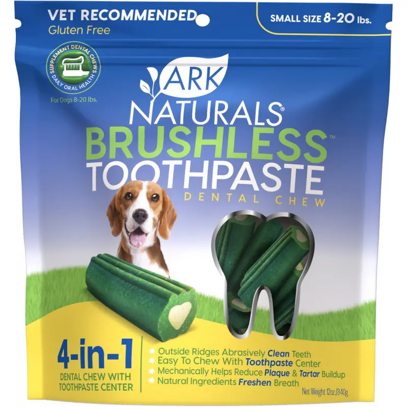 Ark Naturals Brushless Toothpaste Small Dog Treats