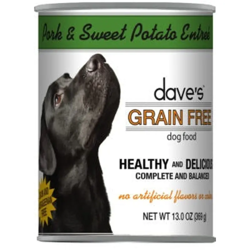 Dave's Grain Free Roasted Pork Dinner Canned Dog Food