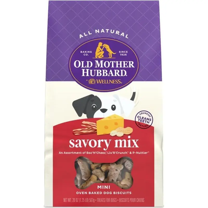 Old Mother Hubbard Savory Mix Assortment Mini Crunchy Dog Treats (20oz)