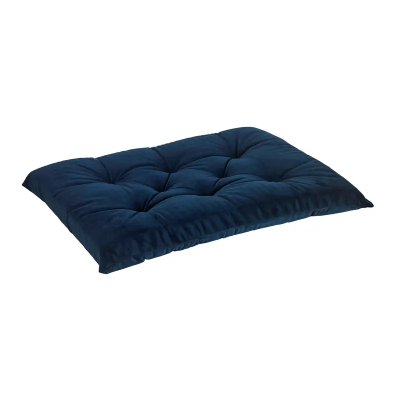 Navy Tufted Cushion