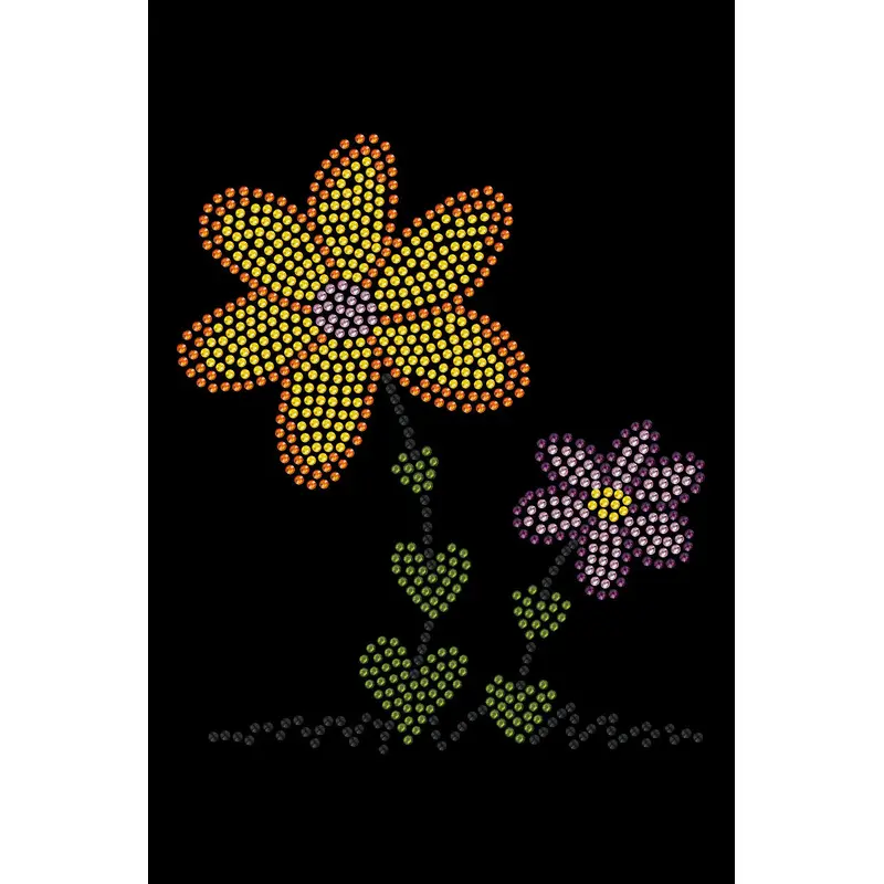 Orange & Purple Flowers - Custom Tutu