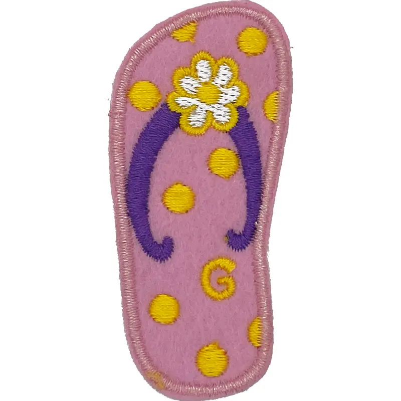 Pink & Purple Flip Flop - Patch