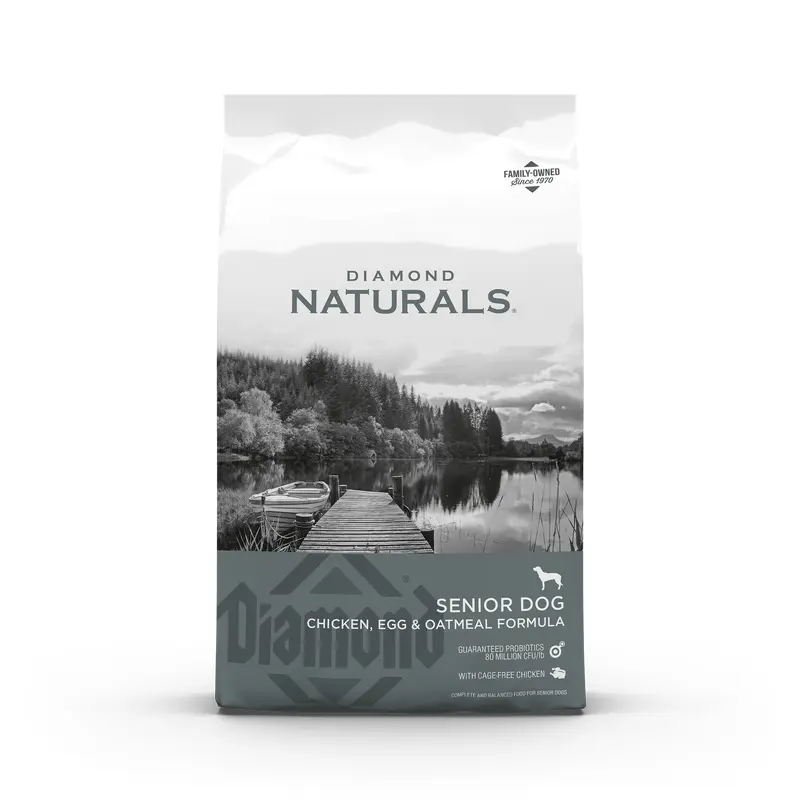 Diamond Naturals Senior Chicken, Egg and Oatmeal Dry Dog Food