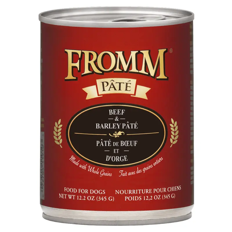 Fromm All Life Stages Beef & Barley Wet Dog Can (12.2oz)
