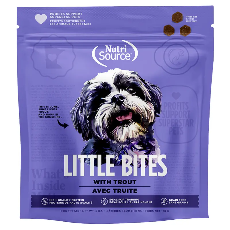 Nutrisource Grain Free Trout Little Bites 6oz