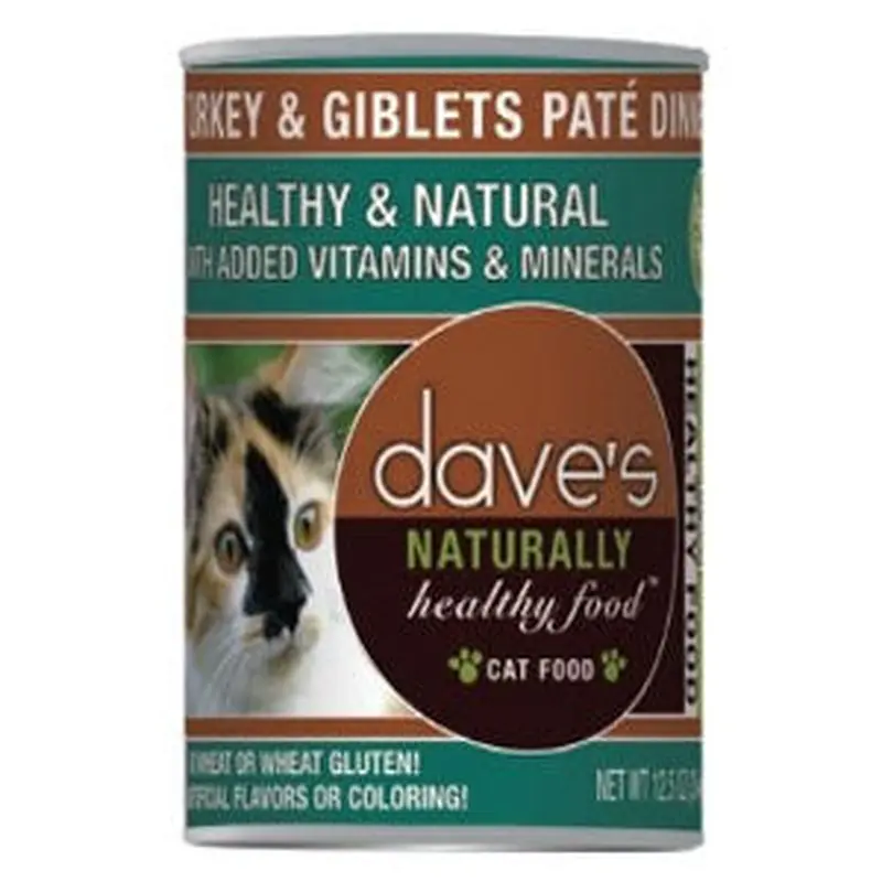 Dave's Pet Food Turkey and Giblets Food 12.5 oz.