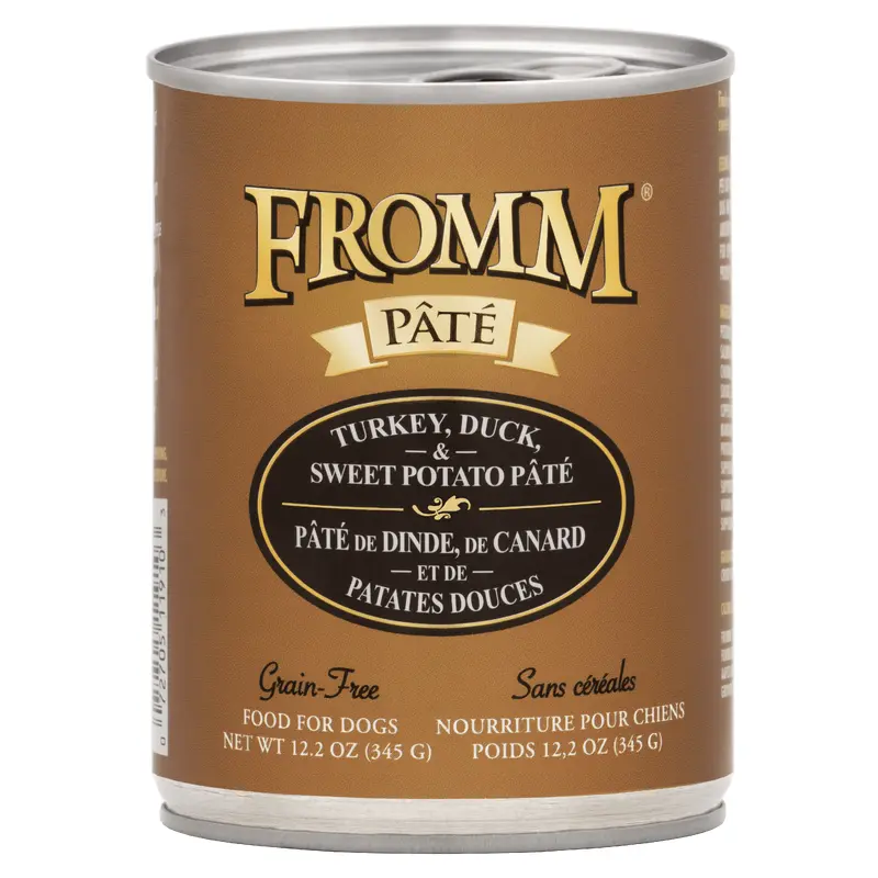 Fromm Turkey, Duck & Sweet Potato Pt Food for Dogs 12.2 oz