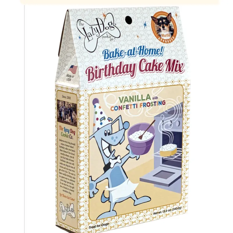 Lazy Dog Birthday Cake Mix 12 oz.