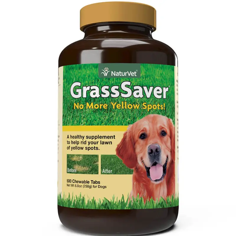 Naturvet GrassSaver Tabs 500 Chewable Tablets