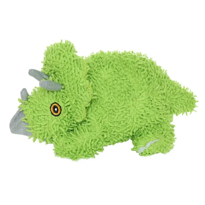 Tuffys Mighty Micro Ball Triceratop  Plush, Squeaky Dog Toy