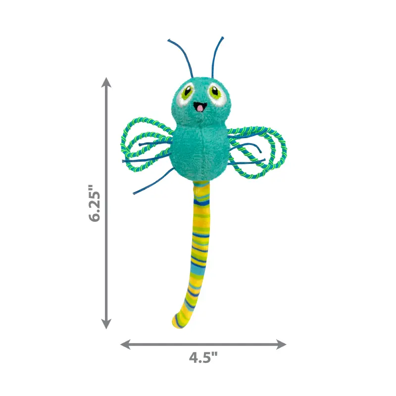 Kong Cat Toy Flingaroo Dragonfly Assorted