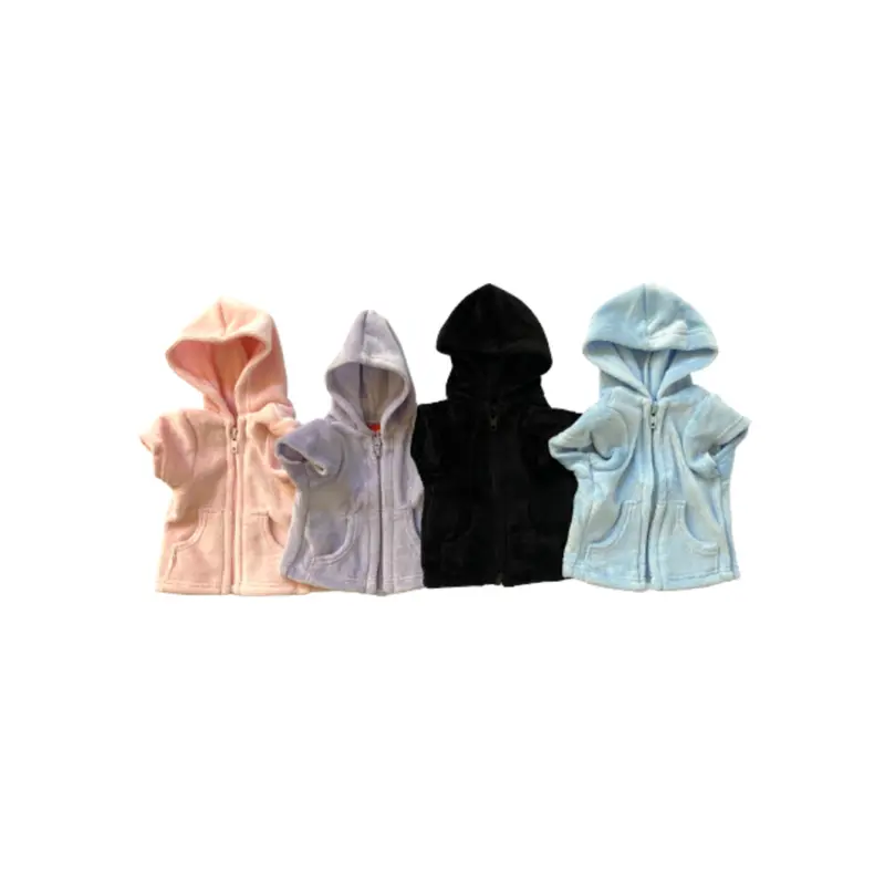 Velour Zip Front Hoodie, Lilac
