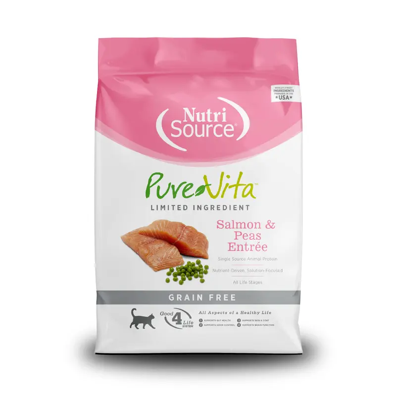 Pure Vita Cat Salmon & Peas Entree