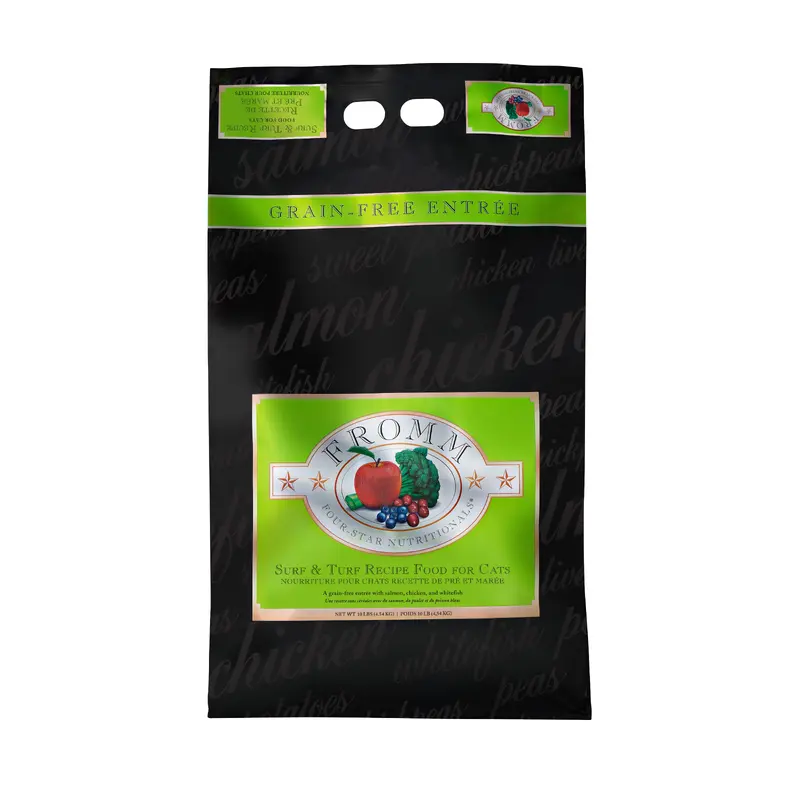 Fromm Four-Star Nutritionals Surf & Turf Food for Cats  10 lb