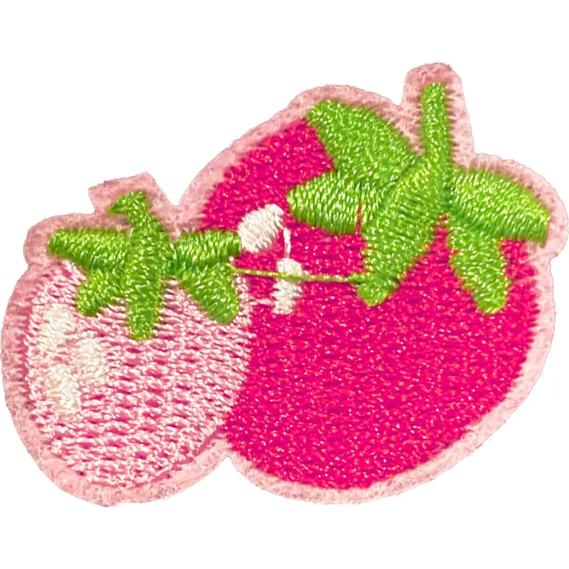 Pink Strawberries Patch