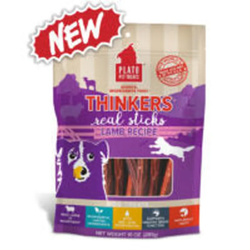 Plato Thinkers Original Lamb Stick Dog Treats