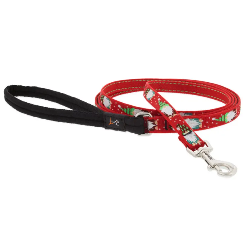 Lupine Dog Leash 1/2" Wide 6' Length Gnomes