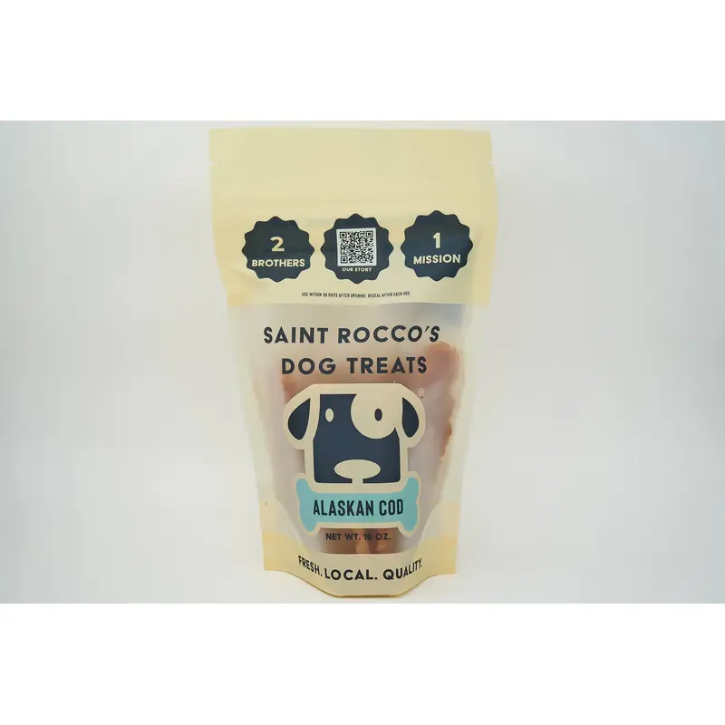 Saint Rocco's Dog Treats Alaskan Cod 16oz