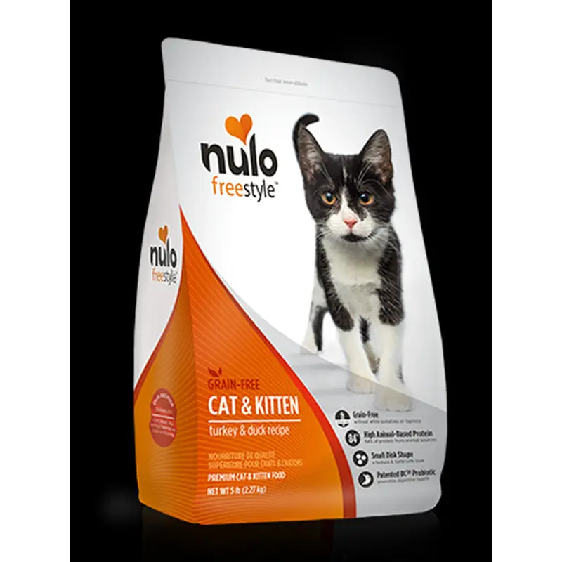 Nulo FreeStyle Grain Free Turkey & Duck Cat & Kitten Dry Food 12lb