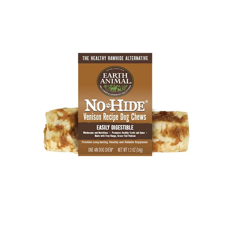Earth Animal No Hide Venison Chew 4"