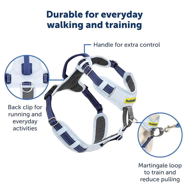 PetSafe Easy Walk Comfort No-Pull Dog Harness Full-Body Padding Small-Medium Black