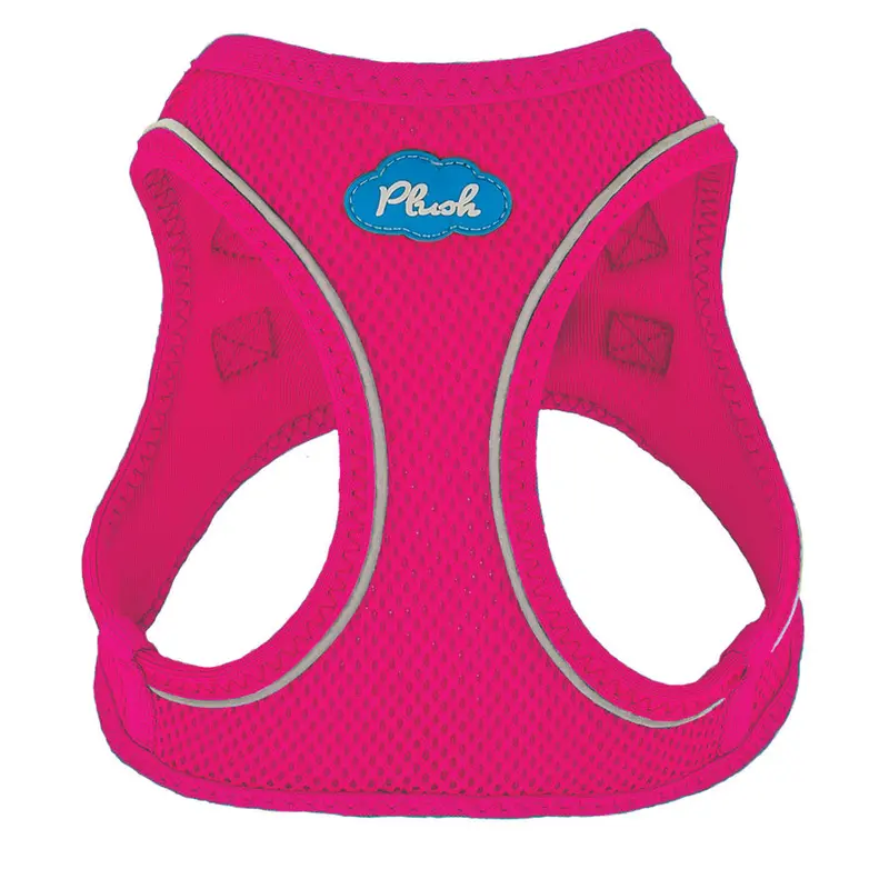 Plush Step In Dog Harness Medium Pink