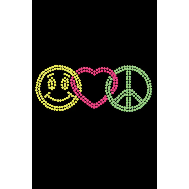 Smiley Face, Love, Peace - Custom Tutu
