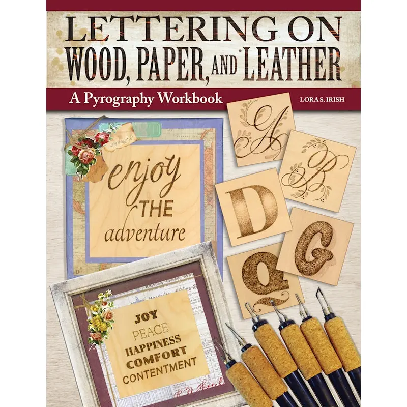 Lettering on Wood, Paper, and Leather